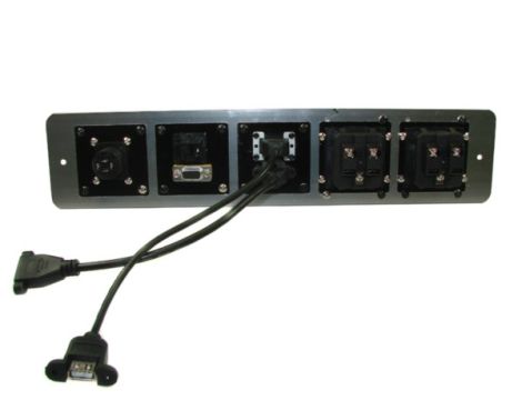 Media port Cova  2*230V  1*USB 1*HDMI 1*VGA 1*RJ45 - 2