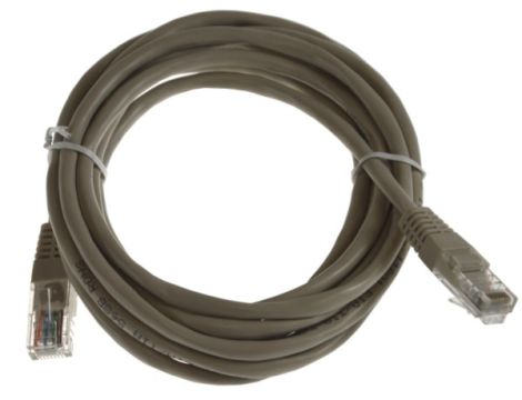 Kabel patchcord FTP5E  3,0m szary - 2
