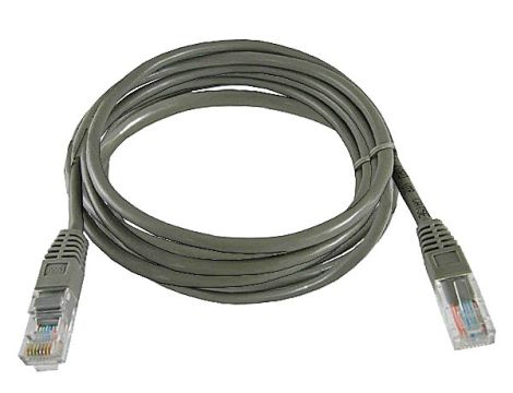 Kabel patchcord UTP6  5,0m szary - 2