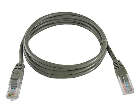 Kabel patchcord UTP6  2,0m szary - 2