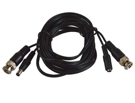 Kabel BNC(wtyk-wtyk)+DC 2,1/5,5(wtyk-gniazdo  3,0m - 2