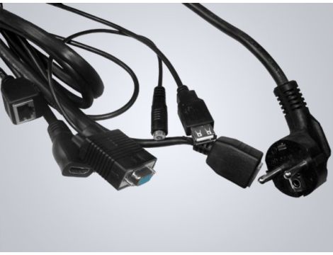 Power port COLUMN 3*Gn zasila HDMI,USB.VGA RJ45*2 - 3