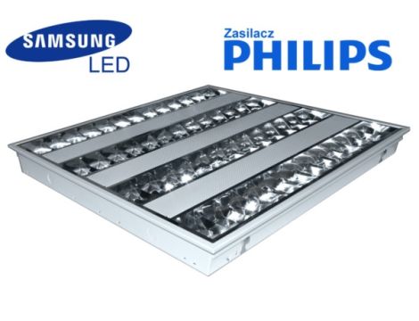 Oprawa raster led Adames  40W WW  595*595 Samsung