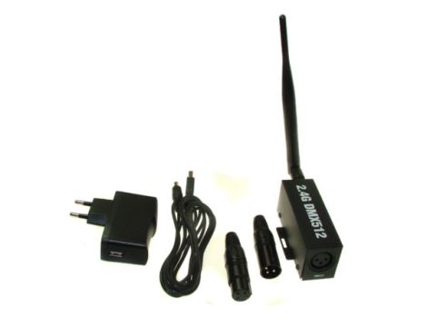 Receiver wireless DMX512 2,4GHz zasięg 500m - 2