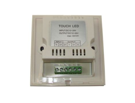 Ściemniacz LED dotykowy 2x4A 12-24V biały - 2