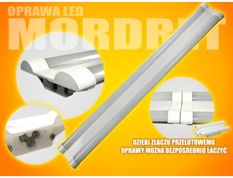 Oprawa led Mordret 120cm 40W 4000K  milky - 2