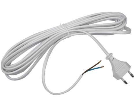 Kabel zasilający AC atestowany montażowy 5m biały - 2