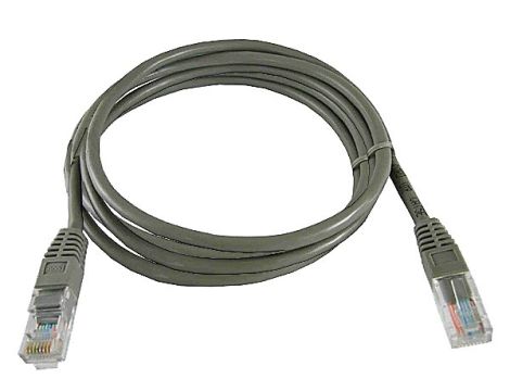 Kabel patchcord UTP6  3,0m szary - 2