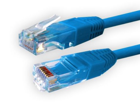 Kabel patchcord UTP6  1,5m niebieski