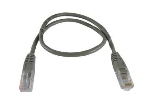Kabel patchcord UTP5  0,5m szary - 2