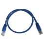 Kabel patchcord UTP5  0,5m niebieski - 3
