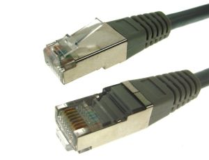 Kabel patchcord Cobras FTP5E  1,5m szary