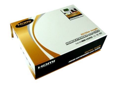 HDMI Extender 30m po skrętce 2xCat5e/6 z IR naście - 2