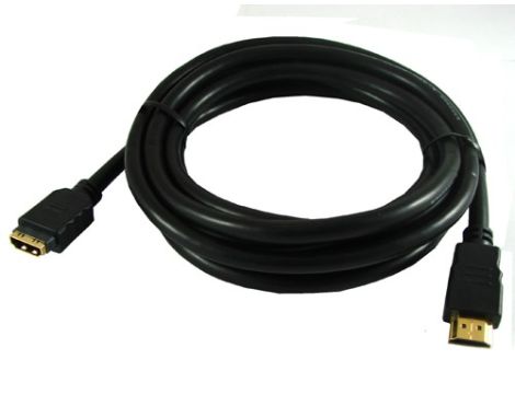 Kabel HDMI  3,0m przedłużacz gn.-wt.1.4 ethernet