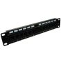 Patch panel 12-port UTP6 1U 10" złącza krone - 2