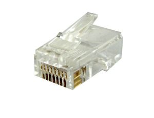 Wtyk modularny 8P8C RJ45 okrągły drut