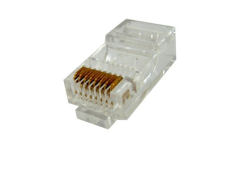 Wtyk modularny 8P8C RJ45 okrągły drut - 2