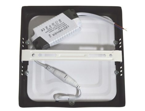 Panel led Gerry 12W 230V 4000K  czarny - 2