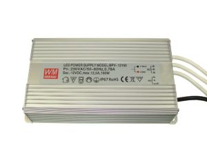 Zasilacz LED 12V 150W napięciowy IP67 aluminium