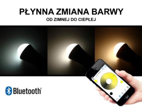 Żarówka Bluetooth WarmWhite/Cool White 2x7,5W - 2