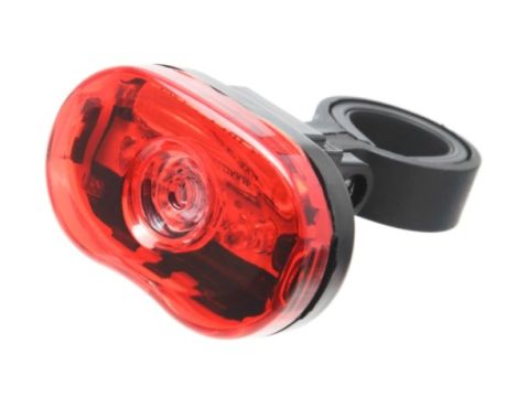 Lampa rowerowa LED tył 1x0,5W+2x5mm Falcon Eye