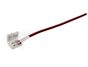Złączka led 10mm 5050 na kablu jednostronna samoza