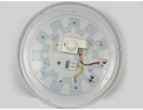 Plafon ACLED Strod 18W DW z czujnikiem mikrofalowy - 2