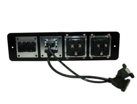 Media port Cova  2*230V 1*HDMI 1*USB 1*RJ45 1RJ11 - 2
