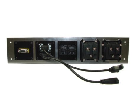 Media port Cova  2*230V 1*RJ45 1*RJ11 1*USB 1*HDMI - 2