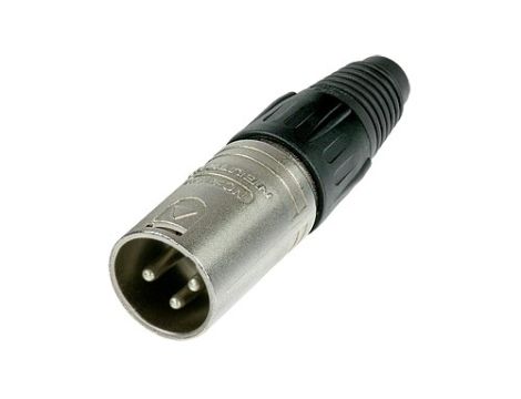 Wtyk XLR 3p NEUTRIK NC3MXX metal na kabel