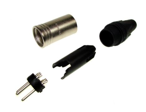 Wtyk XLR 3p NEUTRIK NC3MXX metal na kabel - 2