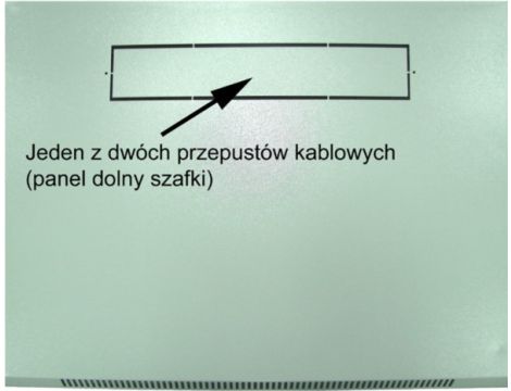 Szafa 19" wisząca PILO  6U 600x600 RAL7035 blacha - 4