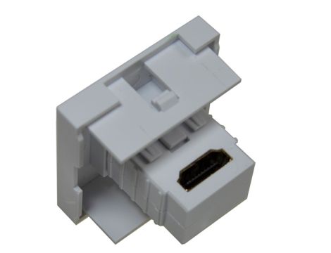 Adapter Mosaic 45x45 Gniazdo HDMI-HDMI kątowy - 2