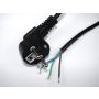 Kabel zasilający montażowy z wtykiem kątowym 1,5m - 2