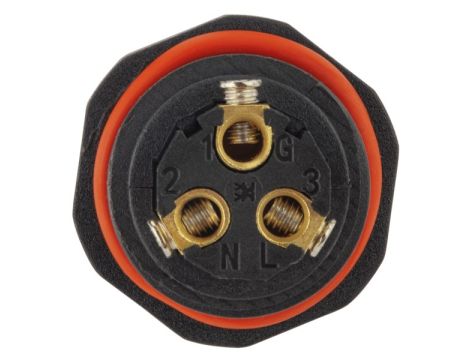 Mufa kablowa skręcana 3x2,5mm2 250V IP68 - 4