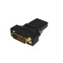 Adapter HDMI gn./wt. DVI-D (24+1) kątowy 90 stopni - 2