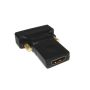 Adapter HDMI gn./wt. DVI-D (24+1) kątowy 90 stopni - 3