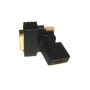 Adapter HDMI gn./wt. DVI-D (24+1) kątowy 90 stopni - 4