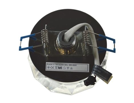 Downlight LED kryształ  6 1*3W biały zimny - 4