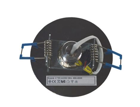 Downlight LED kryształ  4 1*3W biały zimny - 4