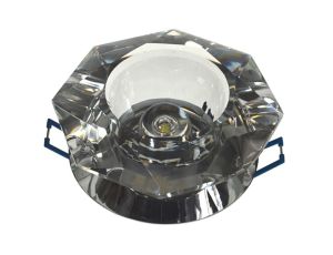 Downlight LED kryształ  7 1*3W biały zimny