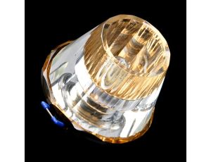 Downlight LED kryształ  1 1*3W biały zimny
