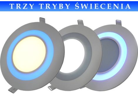 Downlight LED Power EASY  4W+2W  DW+blue