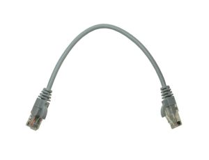 Kabel patchcord FTP5  0,25m szary