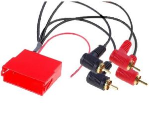 Adaptor gn. Mini iso>4 Wtyki Rca   Audi/VW/Skoda