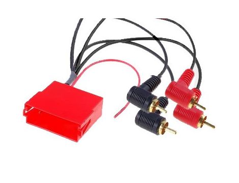 Adaptor gn. Mini iso>4 Wtyki Rca   Audi/VW/Skoda