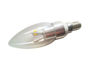 Żarówka LED KONGA E14 6x5630 3W  CW srebrna-
