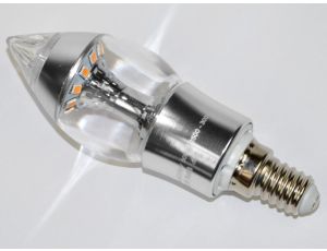 Żarówka LED Iddi  E14 4,6W  WW srebrna-