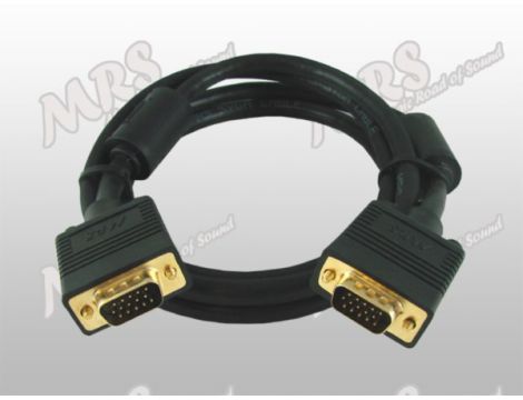 Kabel VGA  1,5m MRS-138  złocony z filtrem - 2