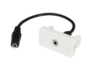 Adapter Mosaic 22,5x45 Gniazdo jack3,5 stereo-jack